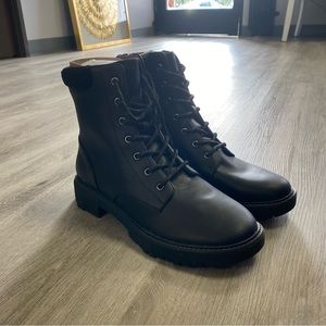 New Black Combat Boots